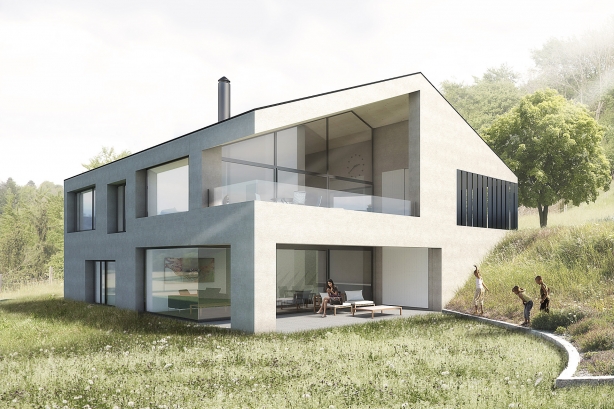 KLR Architectes, Architecture, Architektur, interiordesign, Seelisberg, Nidwald, rendering, visualisation, visualisierung, images, render